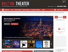 Tablet Screenshot of boston-theater.com